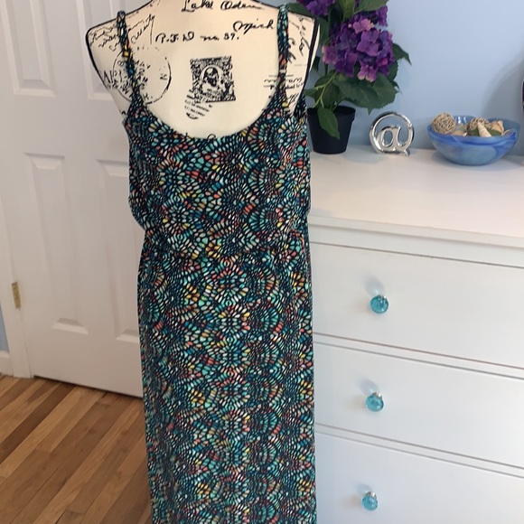 American Rag Multi Color Maxi Dress - Picture 3 of 5